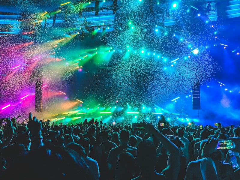 Printed silicone wristbands concert