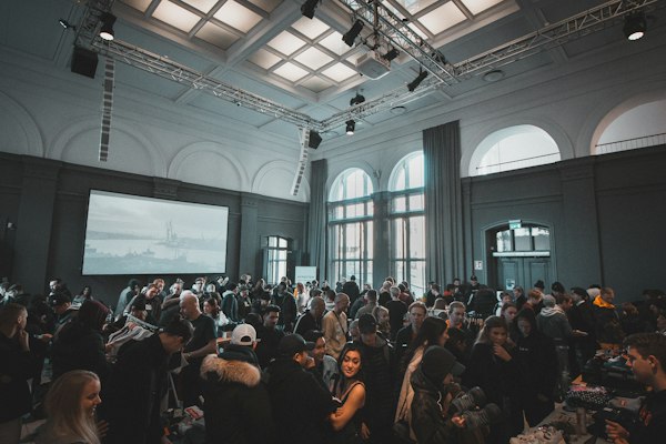 Corporate event entry